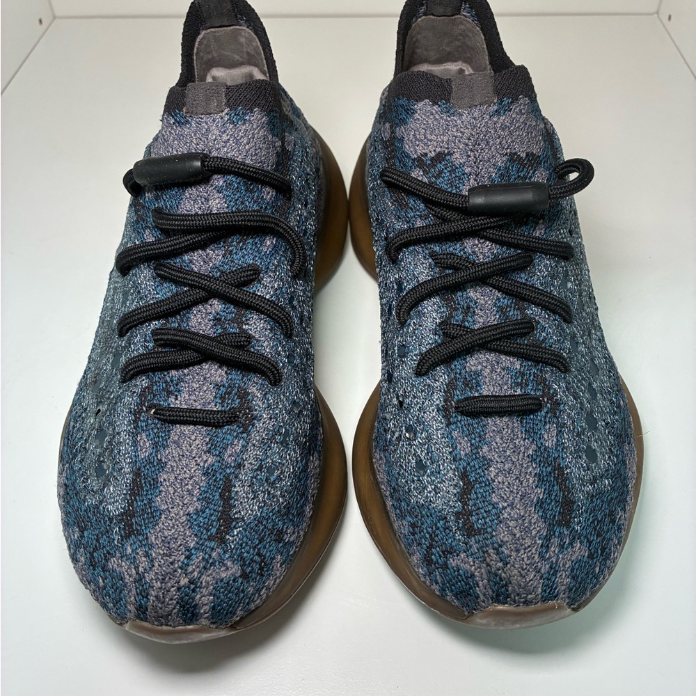 adidas Yeezy Boost 380 Covelitte Blue and Gray Kids Sneakers